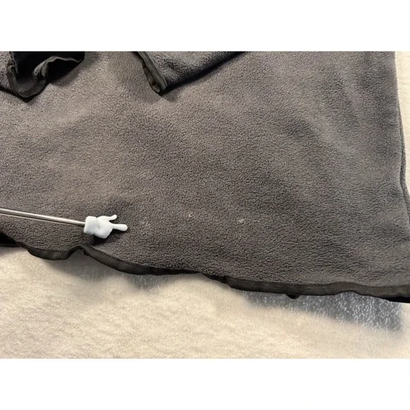 Beverly Hills Polo Club‎ Mens XL Gray Full Zip Fleece Jacket Quilted Yoke Mixed - Picture 7 of 11